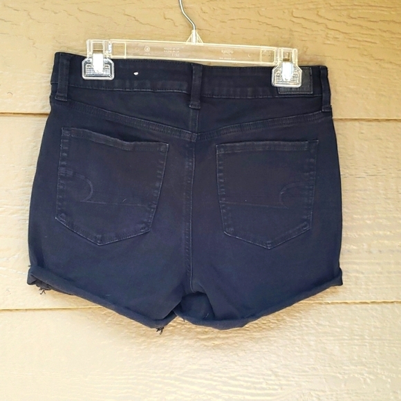 American Eagle hi-rise shortie black 10 - Picture 5 of 9